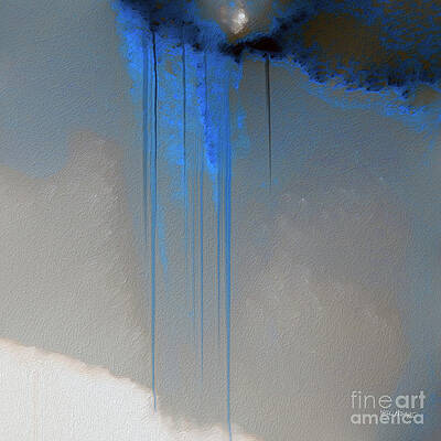 White Wall Art featuring the painting John 11 35. Jesus Wept. by Mark Lawrence