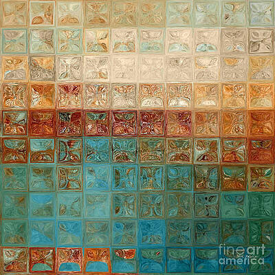 Anxious Painting - John 14 27. The Peace Of God. Modern Christian Wall Art, Peace Scripture by Mark Lawrence