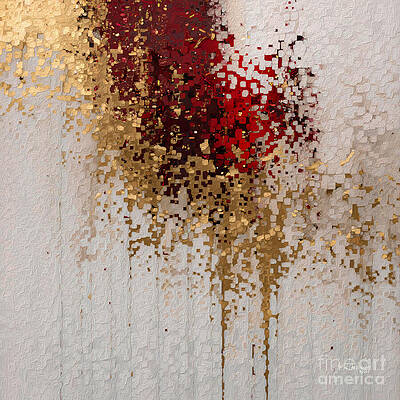 Wall Art featuring the painting John 15 13. Unfailing Love. Modern Christian Wall Art by Mark Lawrence