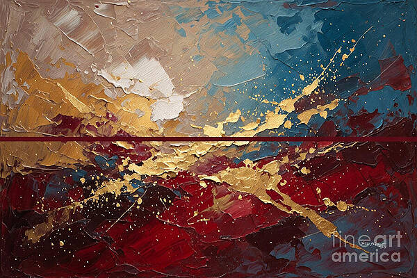 Wall Art featuring the painting John 19 30. Paid In Full. Modern Christian Wall Art by Mark Lawrence