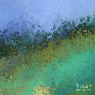 Wall Art featuring the painting John 20 21. Divine Commission. Abstract Christian Wall Art, Easter Wall Art by Mark Lawrence