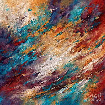 Wall Art featuring the painting John 5 39. Seeking Eternal Light. Modern Christian Wall Art by Mark Lawrence