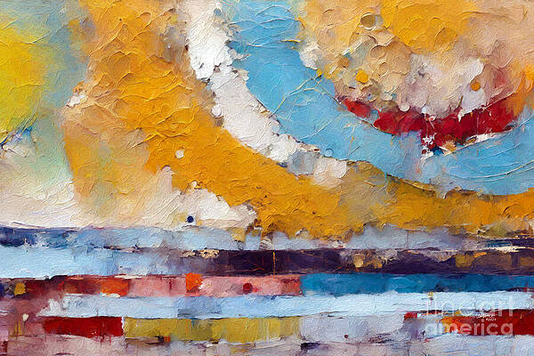 Wall Art featuring the painting John 6 37. Rescued By Love. Abstract Christian Wall Art by Mark Lawrence