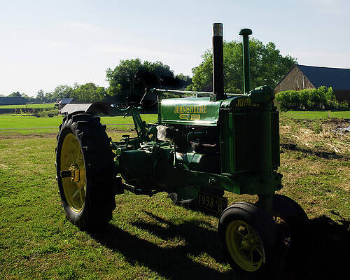 Wall Art featuring the photograph John Deere G Tractor by Flees Photos
