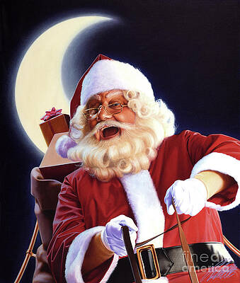 Jolly Old Saint Nicholas Print