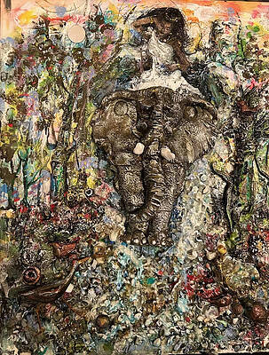 Enchanted Elephant and Forest Wall Art