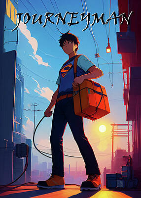 Digital Art - Journeyman Electrician by Richard Reeve