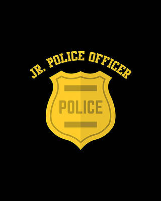 Cool Wall Art featuring the digital art Jr Police Officer by Flippin Sweet Gear