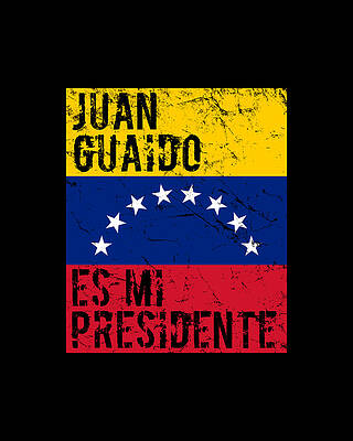 Juan Guaido Es Mi Presidente Venezuela Print