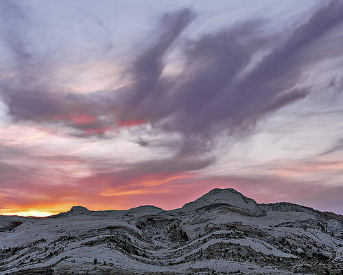 Serene Photograph - July 2019 Wavey Sunset by Alain Zarinelli