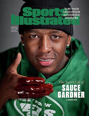 Sauce Gardner on Sports Illustrated Cover Photograph