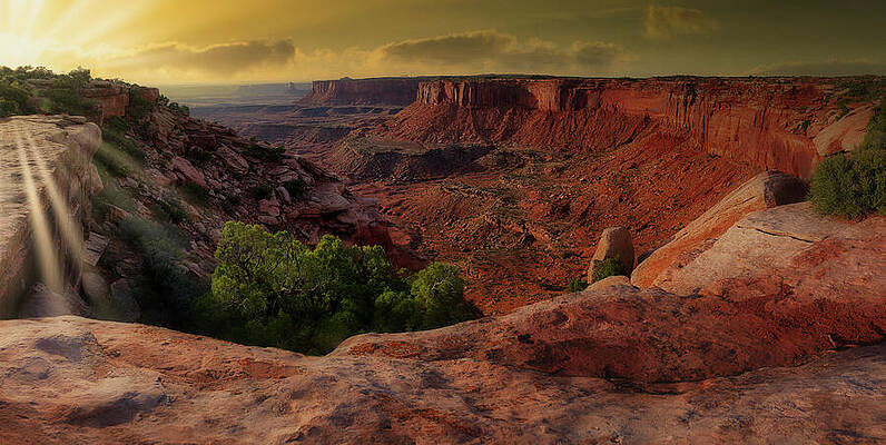 Landscape Photograph - June 2024 Canyonlands Sunset by Alain Zarinelli
