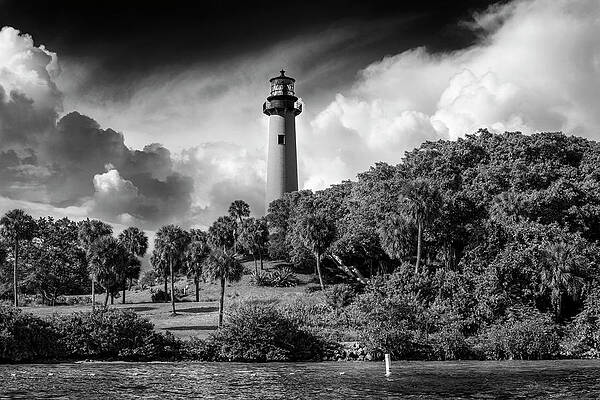 Majestic Lighthouse Amidst Stormy Skies Wall Art
