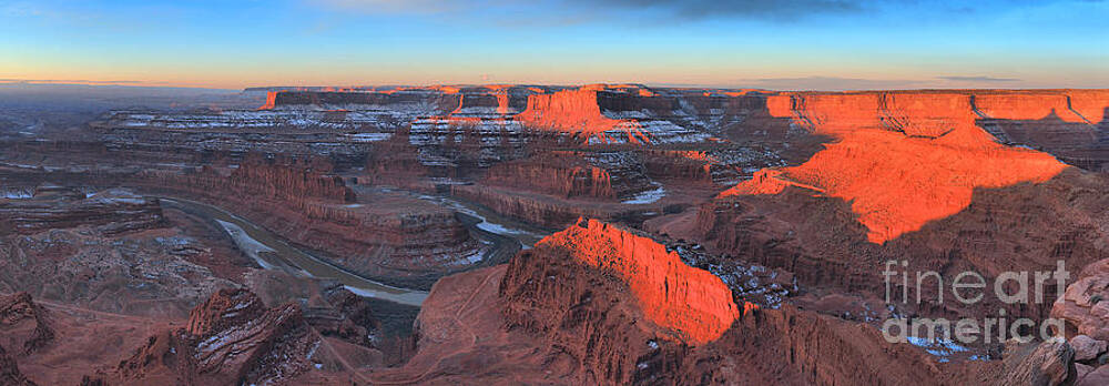 Utah Photograph - Just After Sunrise In The Utah Canyonsn Crop by Adam Jewell