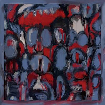 Bold Wall Art featuring the painting Justified by Sonja Kraft