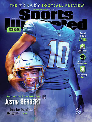 Justin Herbert Football Preview Wall Art