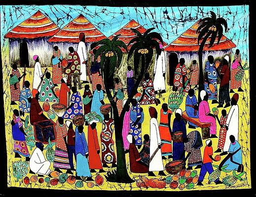 Fruit Wall Art featuring the painting K-10 by Batiks