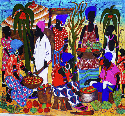 Fruit Wall Art featuring the painting K-12 by Batiks