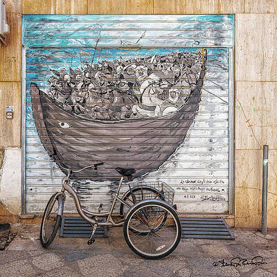 Heritage Wall Art featuring the photograph Kasbah Street Art by Steven Dos Remedios