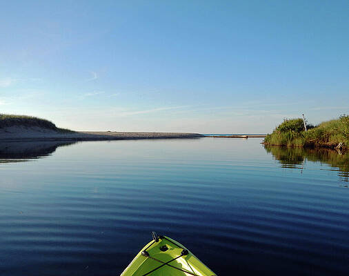 Michigan Photograph - Kayak Tranquility by Vi Ray