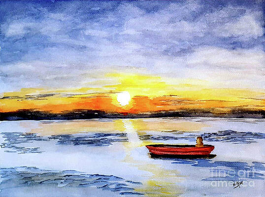 Wall Art featuring the painting Keep It Simple by Eileen Kelly