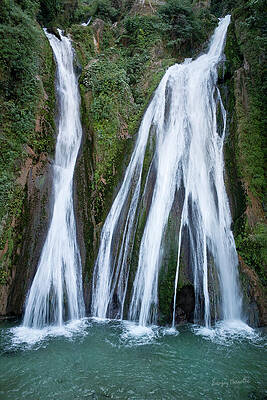 Water Wall Art featuring the photograph Kempty Falls-1, Garhwal by Sanjay Marathe