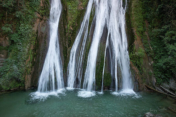 Water Wall Art featuring the photograph Kempty Falls-2, Garhwal by Sanjay Marathe