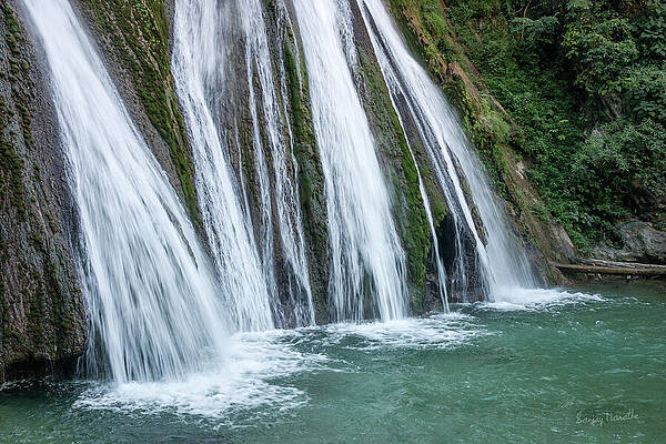 Water Wall Art featuring the photograph Kempty Falls-3, Garhwal by Sanjay Marathe