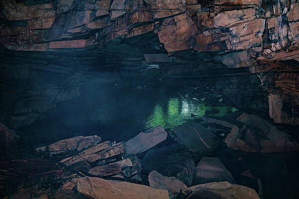 Wall Art featuring the photograph Kentucky Cavern 02 by Flees Photos