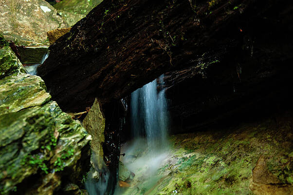 Wall Art featuring the photograph Kentucky Cavern Waterfall 08 by Flees Photos