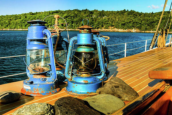 Photograph - Kerosene Lanterns On Deck by Craig A Walker