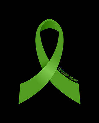 Awareness Wall Art featuring the digital art Kidney Cancer Awareness by Flippin Sweet Gear