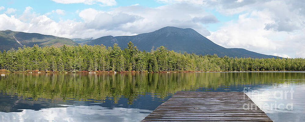 Wall Art featuring the photograph Kidney Pond - Reflections Of Mt. Katahdin, Maine by Rehna George