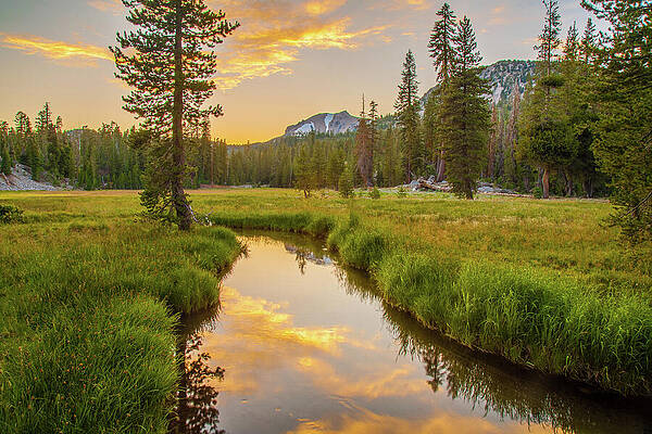Sunset at Kings Creek Lassen Wall Art