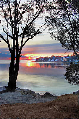 Sunrise Wall Art featuring the photograph Kingston Bay Sunrise by Steven David Roberts