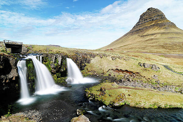 Wall Art featuring the photograph Kirkjufellfoss 1 by Nicholas Blackwell