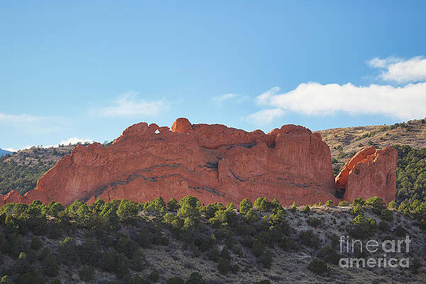 Outdoors Wall Art featuring the photograph Kissing Camels At The Garden Of The Gods by Abigail Diane Photography