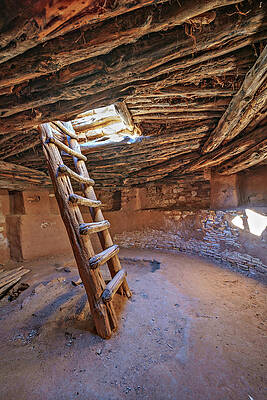 Wall Art featuring the photograph August 2021 Kiva by Alain Zarinelli