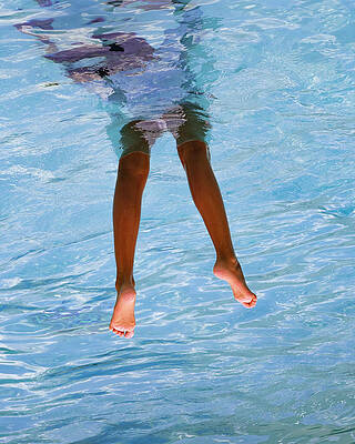 Water Photograph - Knee Deep by David Fountain