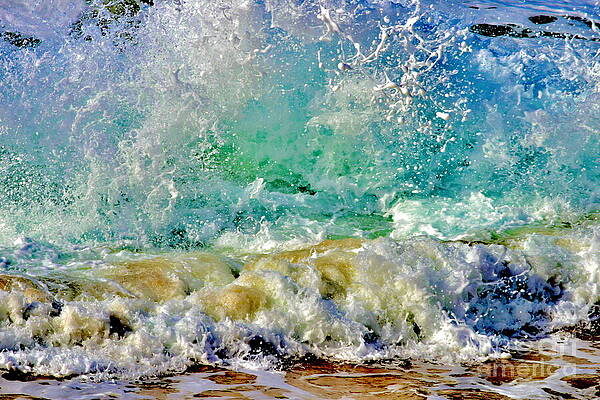Powerful Ocean Wave Crashing Wall Art