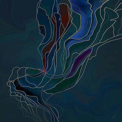 Wall Art featuring the digital art La Belle Epoque by Gina Harrison