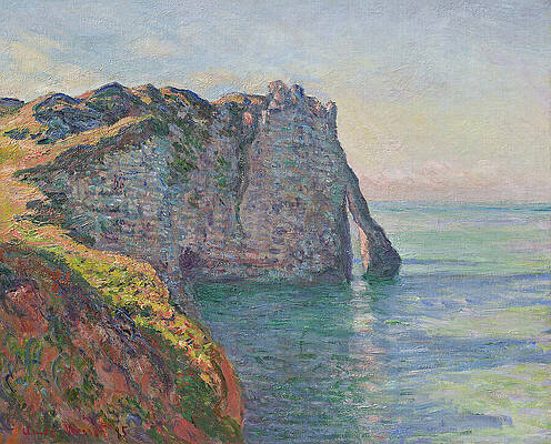 Cliffs by the Sea at Etretat Wall Art