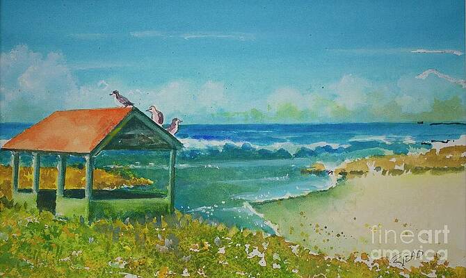 Wall Art featuring the painting La Jolla by Eric Kyle