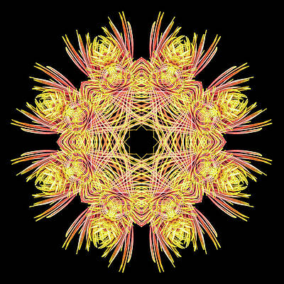 Intricate Geometric Mandala Design Wall Art