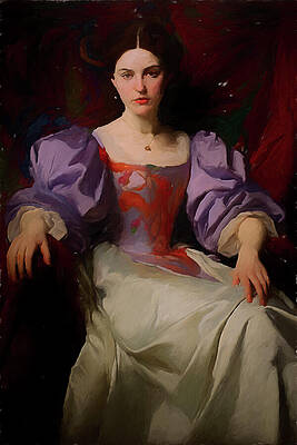 Lady Agnew of Lochnaw painting by Classic Art Prints
