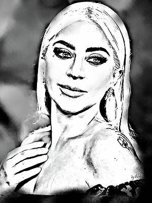 Lady Gaga, Poker Face Print