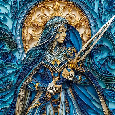 Digital Art - Lady Of The Lake by Paul Charles