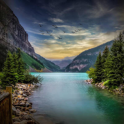Landscape Photograph - Lake Louise by Chris Boulton
