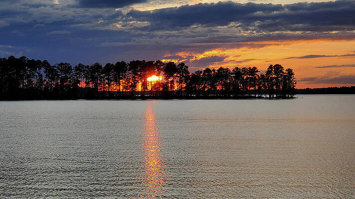 South Carolina Wall Art featuring the photograph Lake Murray Sunset by Brian Hare