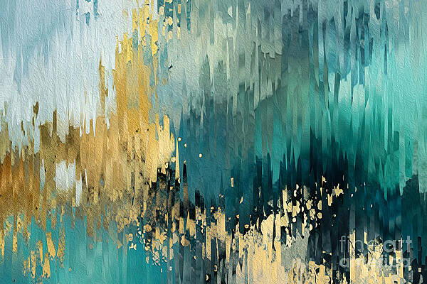 Wall Art featuring the painting Lamentations 3 25. God Acts On Our Behalf. Modern Christian Wall Art by Mark Lawrence